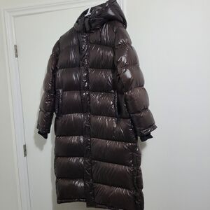 TNA SUPER PUFF LONG WOMEN'S XL SHINY BROWN